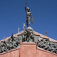 Monument of Libertador on the Hill at Humahuaca, Quebrada de Humahuaca, Jujuy province, Argentina
