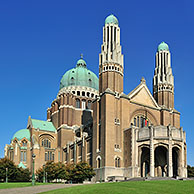 National Basilica of the Sacred-Heart of Koekelberg / Koekelberg Basilica, the largest building in Art Deco style in the world, Brussels, Belgium