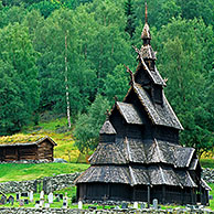 Borgund stave church, Sogn og Fjordane, Norway
