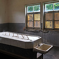 Dissection table at Natzweiler-Struthof, the only concentration camp established by the Nazis on French territory, Alsace, France